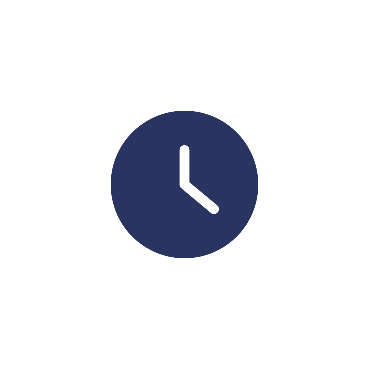 A clock with black hands and numeral markers on a white background, showing the time as 3:00.