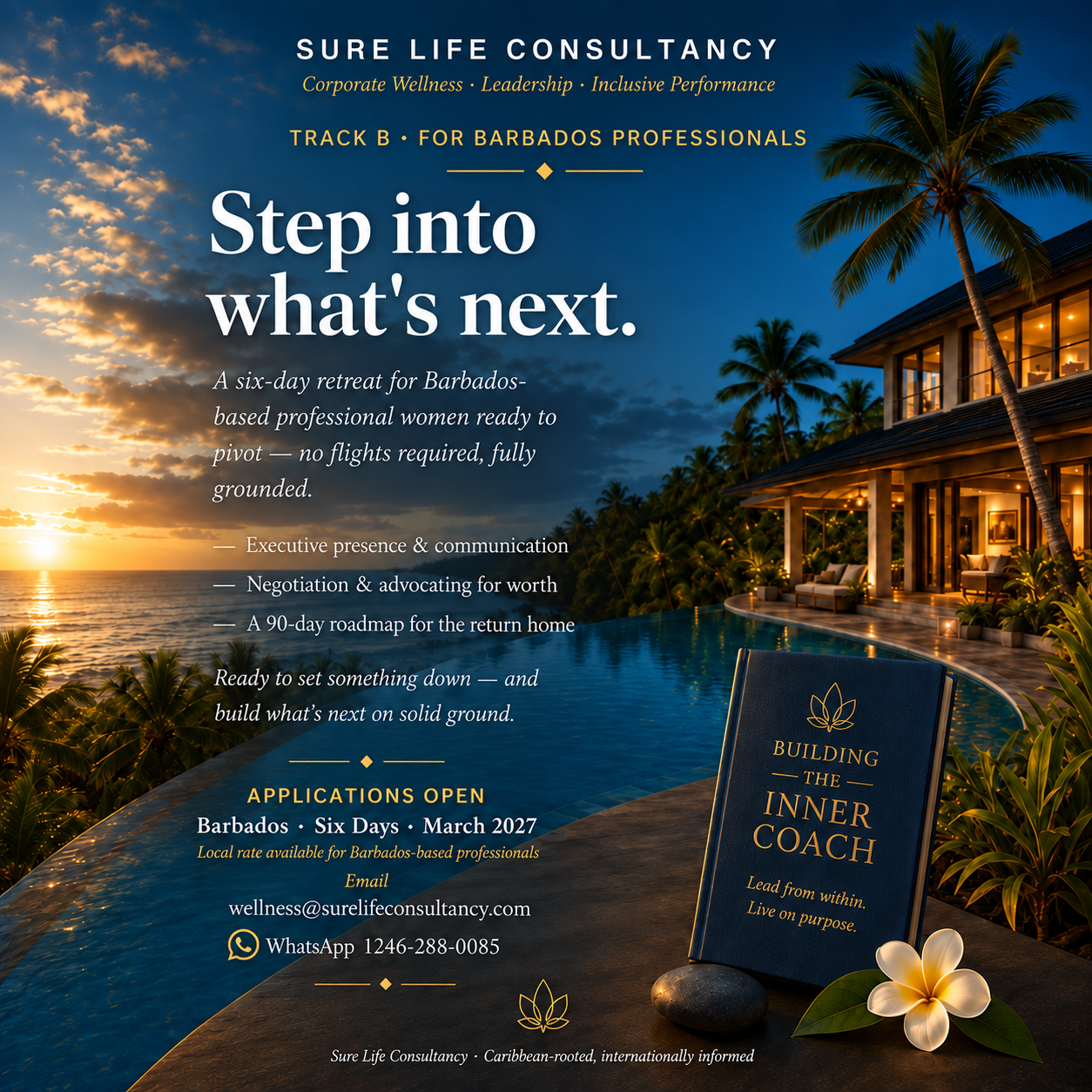 Wellness Retreat- Professional Women Track A (Barbados)