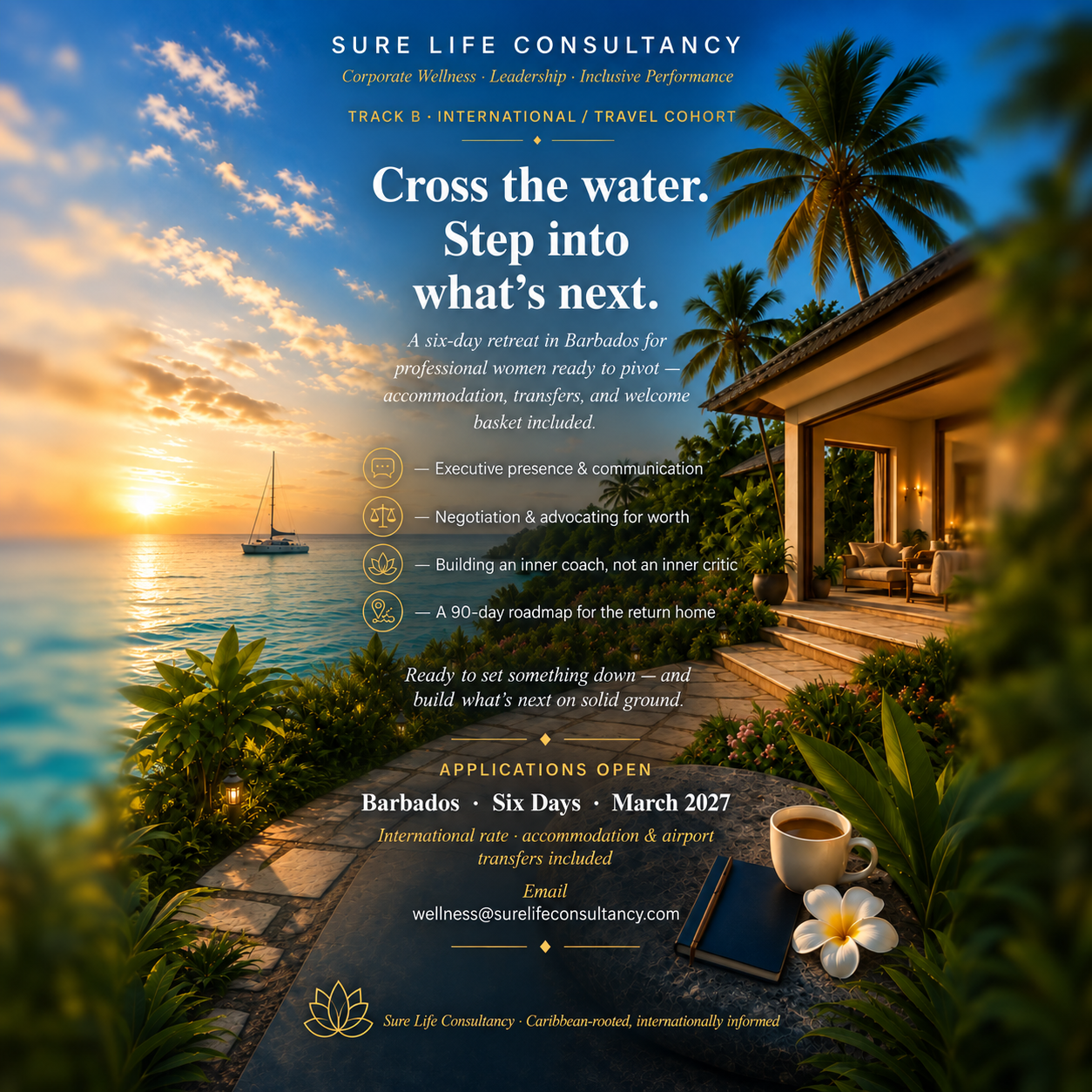 Professional Women's Retreat (Track B) -Travel to Barbados