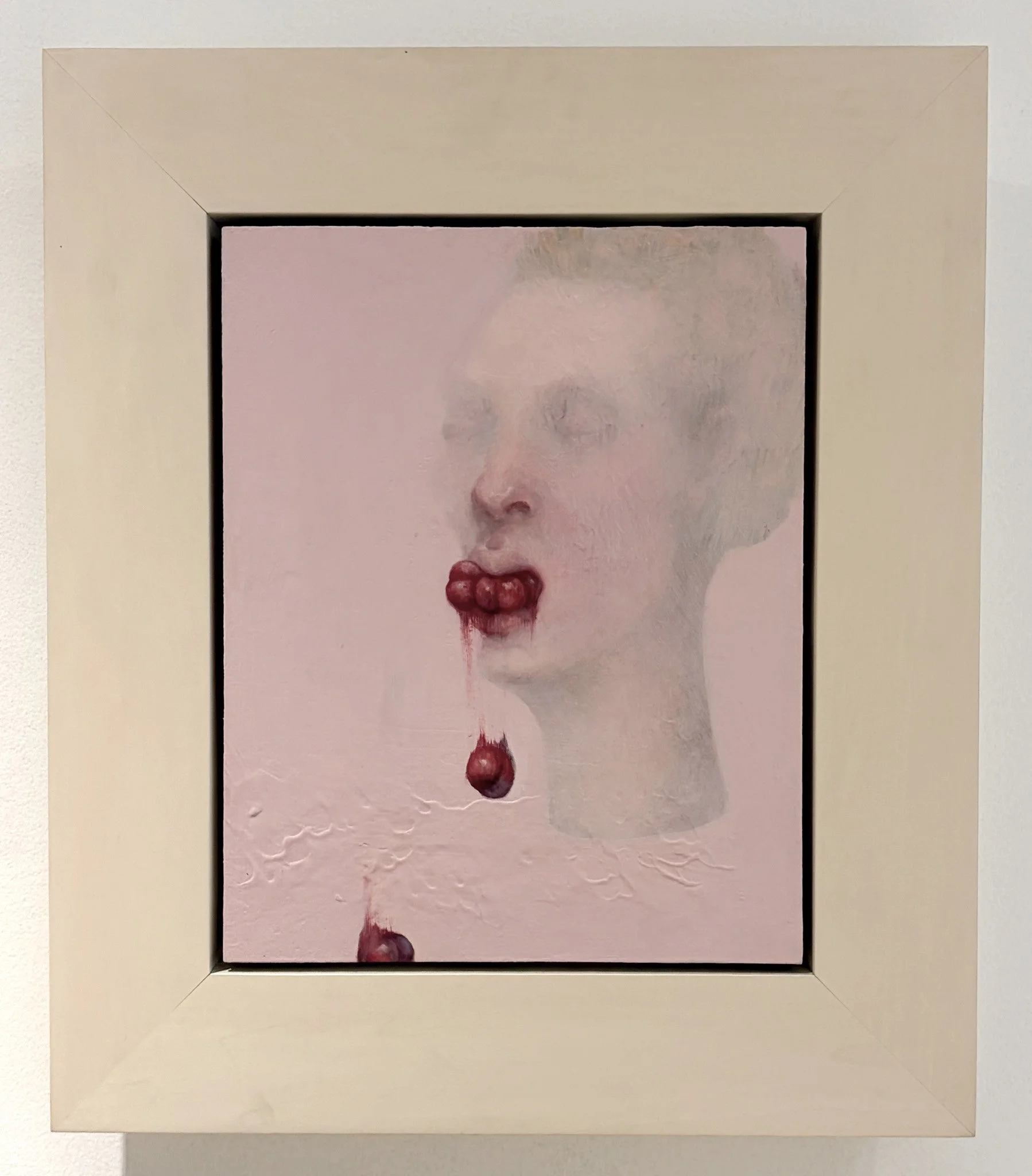HOLLY TOPPING, 
"Untitled", 
1994, 
Oil and true gesso on panel, 
13 3⁄4 x 11 inches, 
20 1⁄2 x 17 1⁄2 inches (frame)