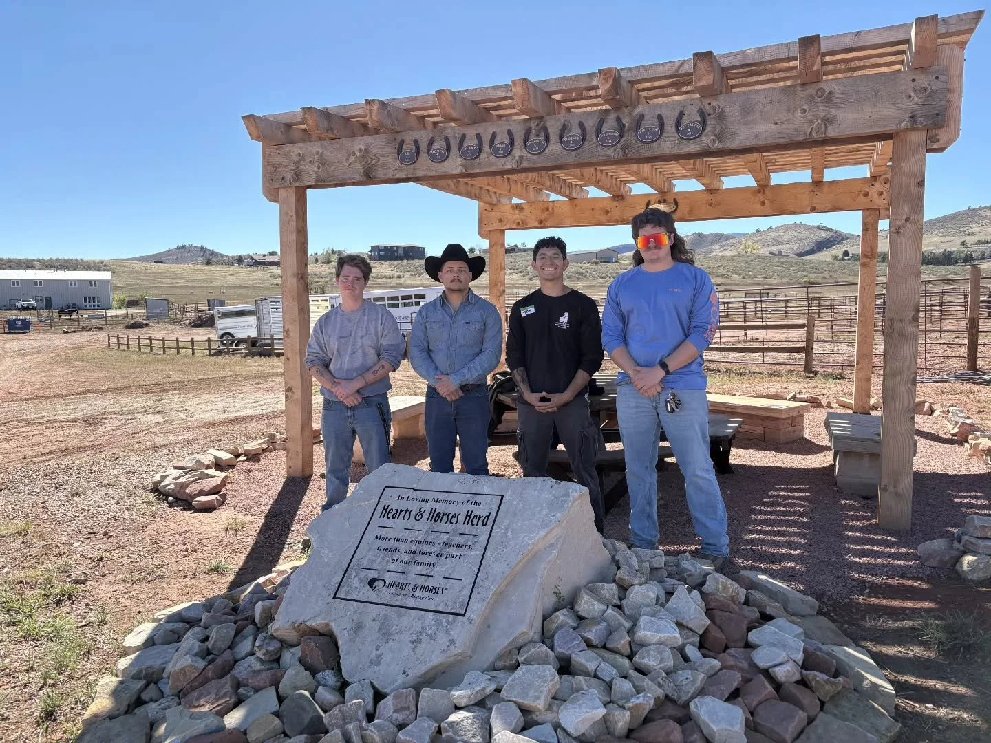 ​A huge thank you to everyone who came out to volunteer with CSU SVA at Hearts &amp; Horses Therapeutic Riding Center today! 🐎✨

​From shoveling dirt and hauling wheelbarrows for paddock maintenance to helping keep the facilities in top shape, our c