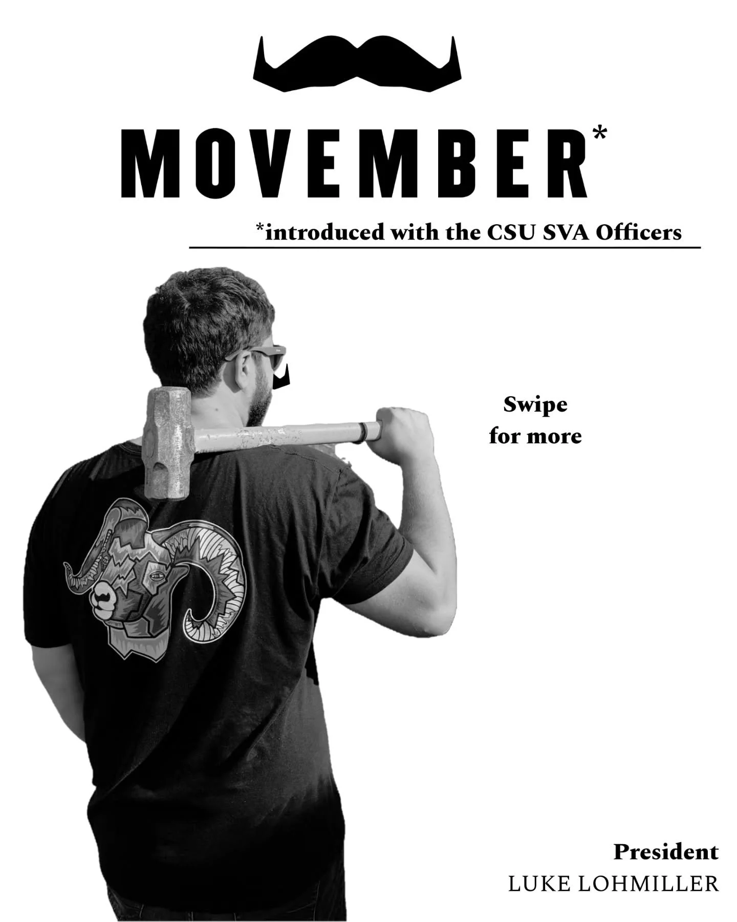 You don&rsquo;t need to grow a moustache to change the face of men&rsquo;s health. 👨&zwj;🦰✨

​Meet the CSU SVA crew taking on men&rsquo;s mental health, suicide prevention, and prostate and testicular cancer this Movember. From running 60 km to ral