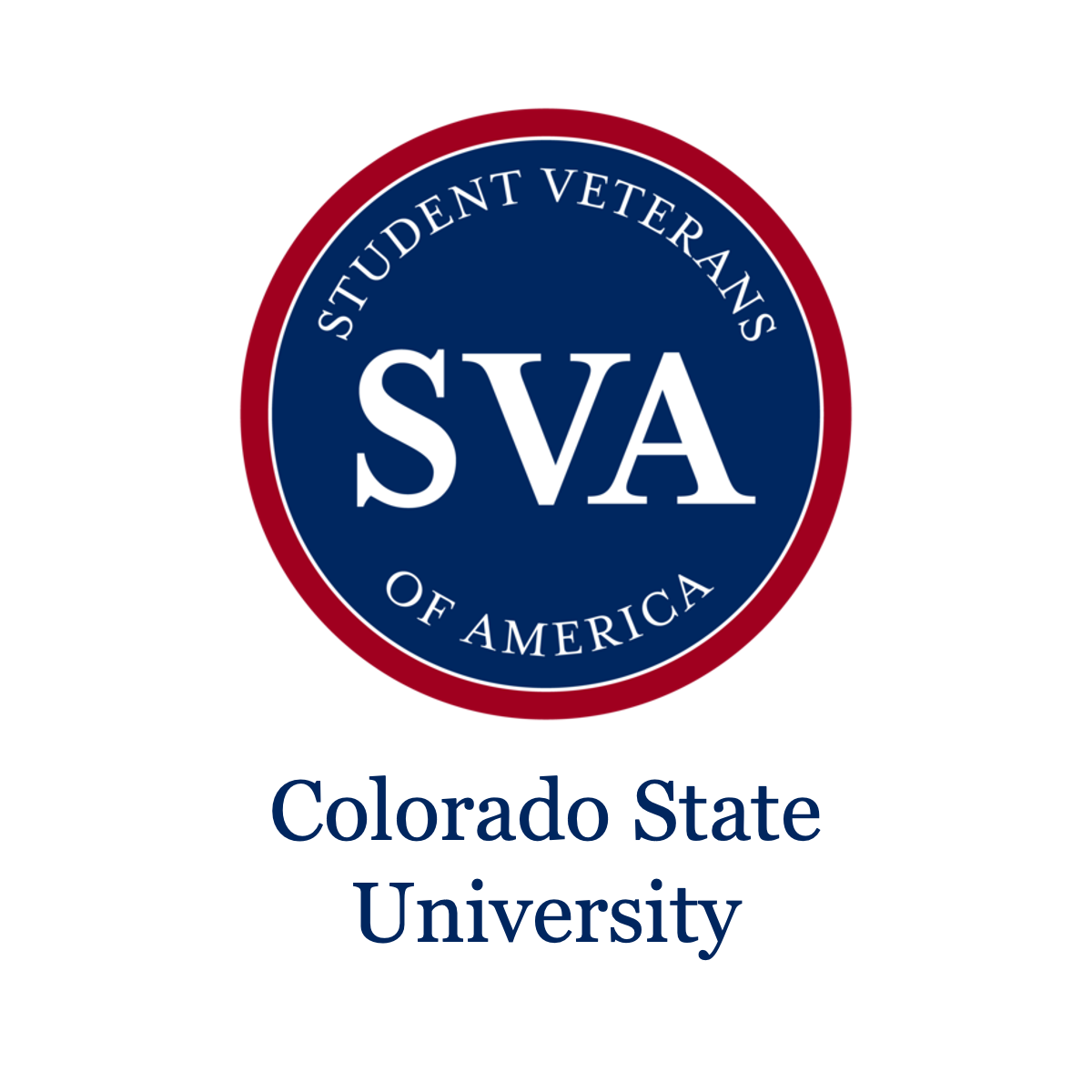 SVA logo with text 'Student Veterans of America' and 'Colorado State University'