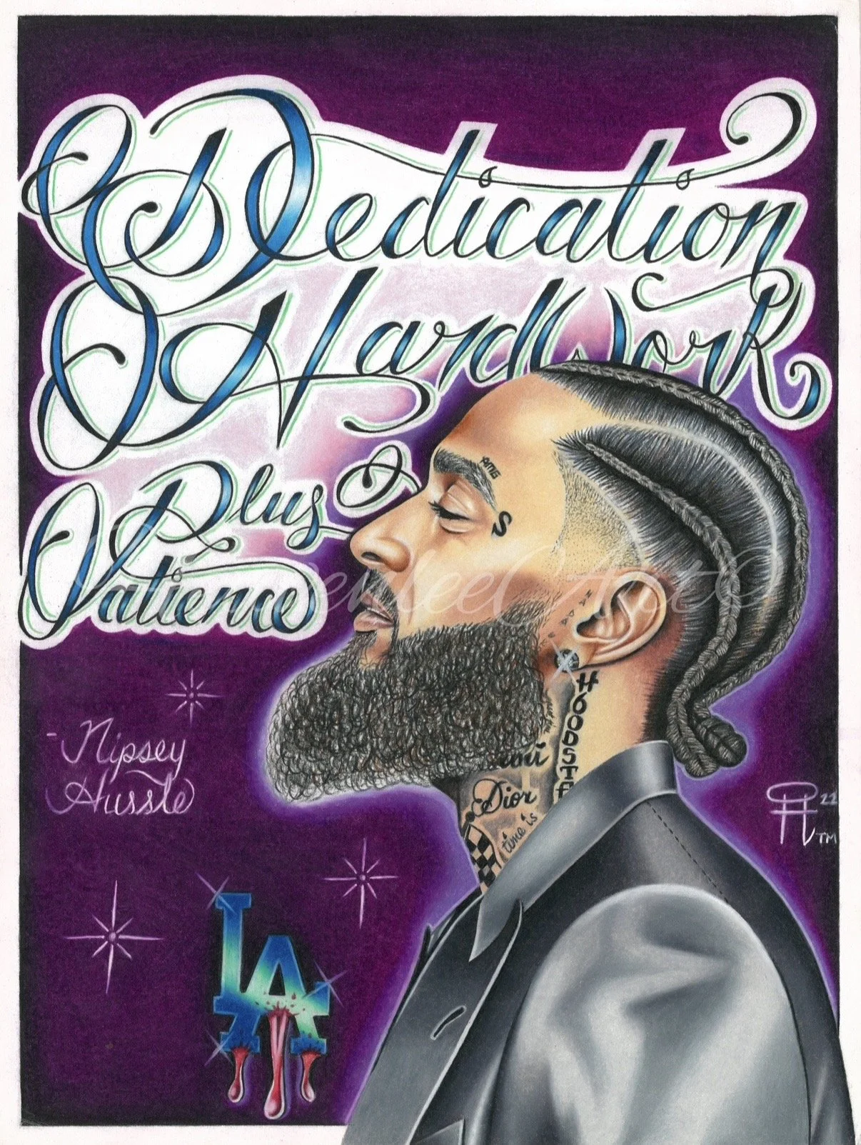 Nipsey Hussle 12x9