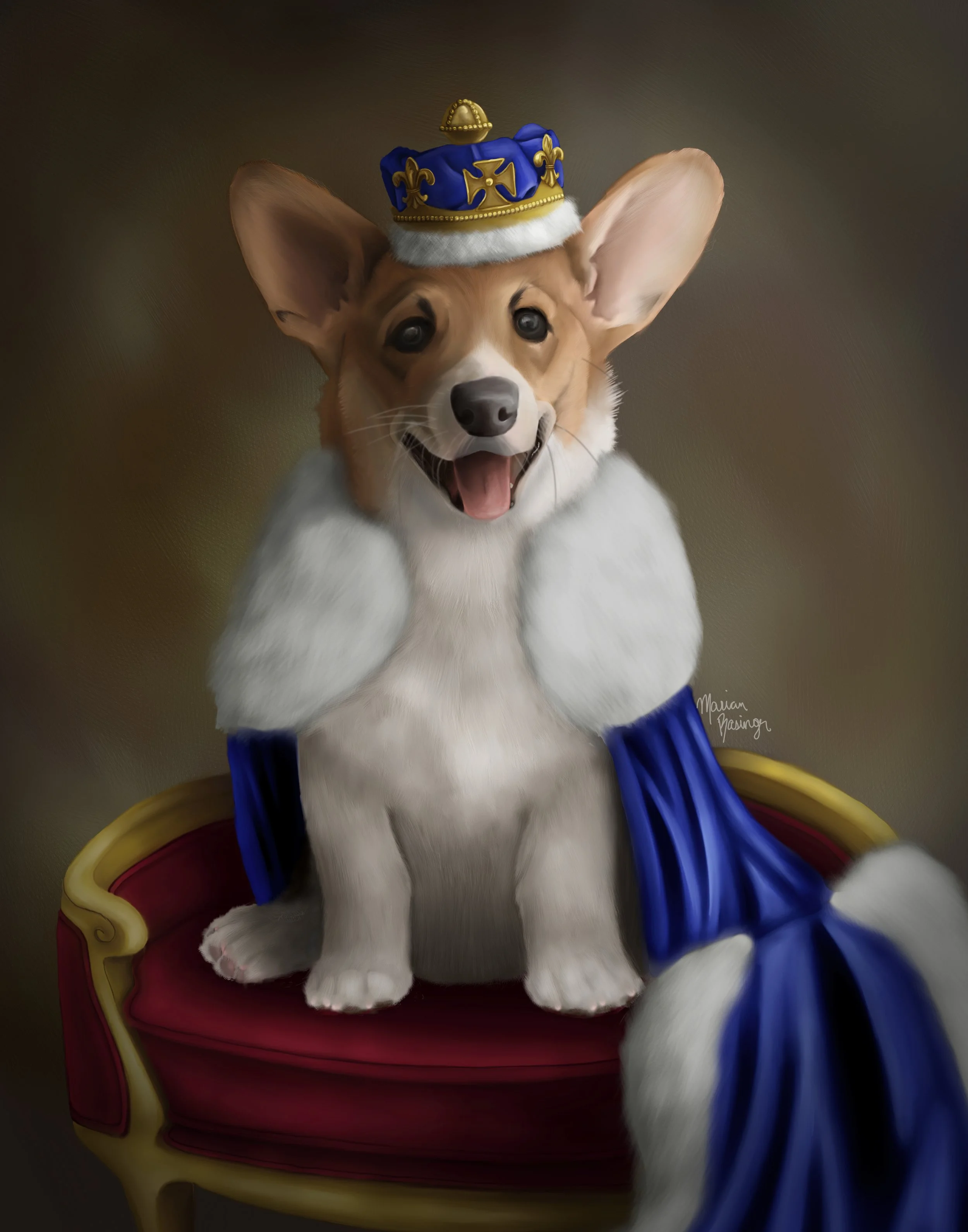 Leonardo - His Royal Corginess 