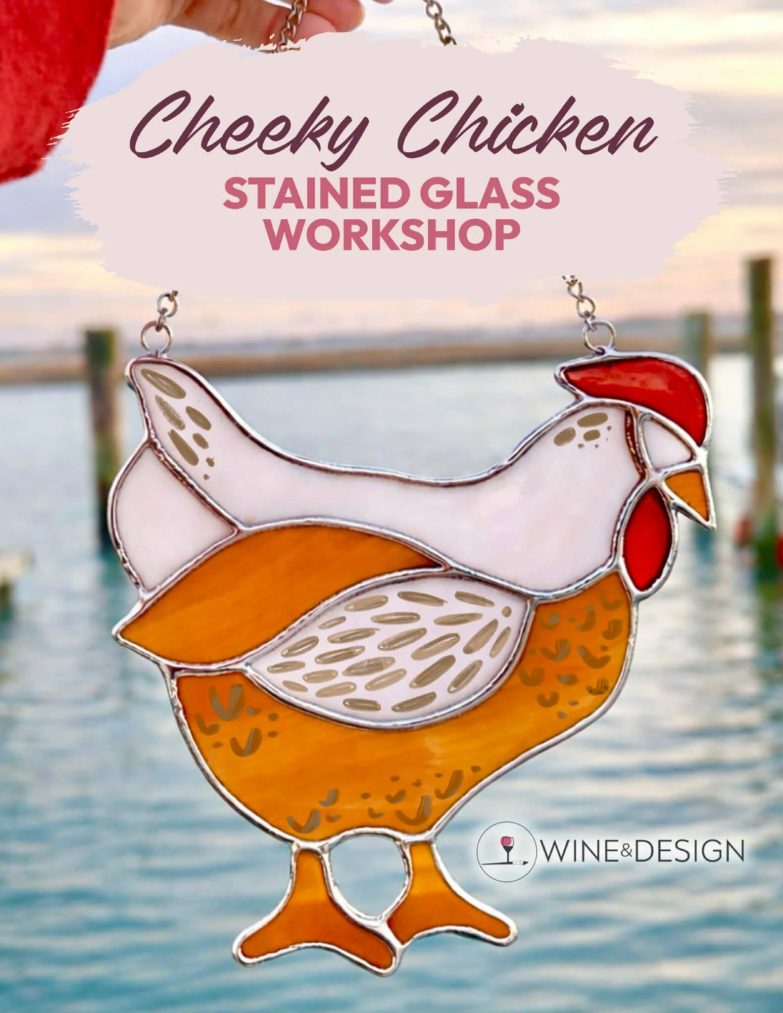 Cheeky Chicken Stained Glass Workshop