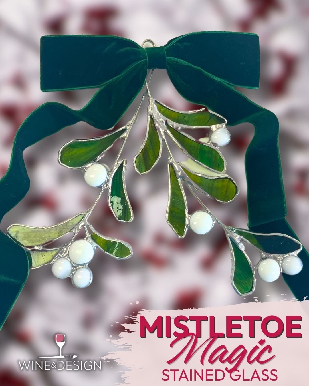 Mistletoe Magic Stained Glass