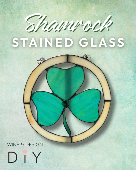Stained Glass Shamrock Sun Catcher