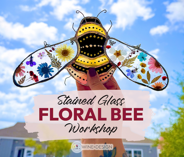 Floral Bee Stained Glass Workshop