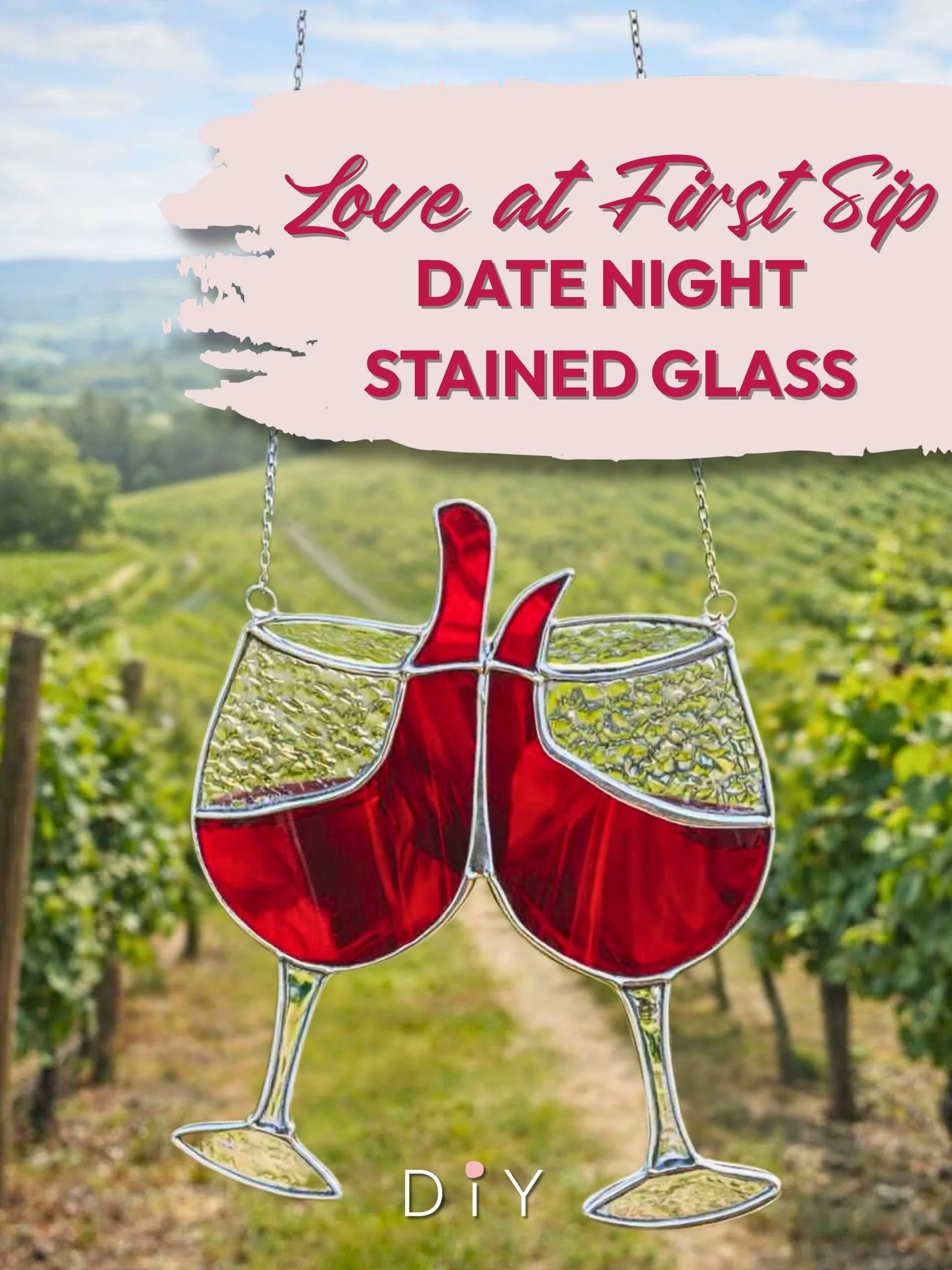 Love At First Sip: Date Night Stained Glass Workshop