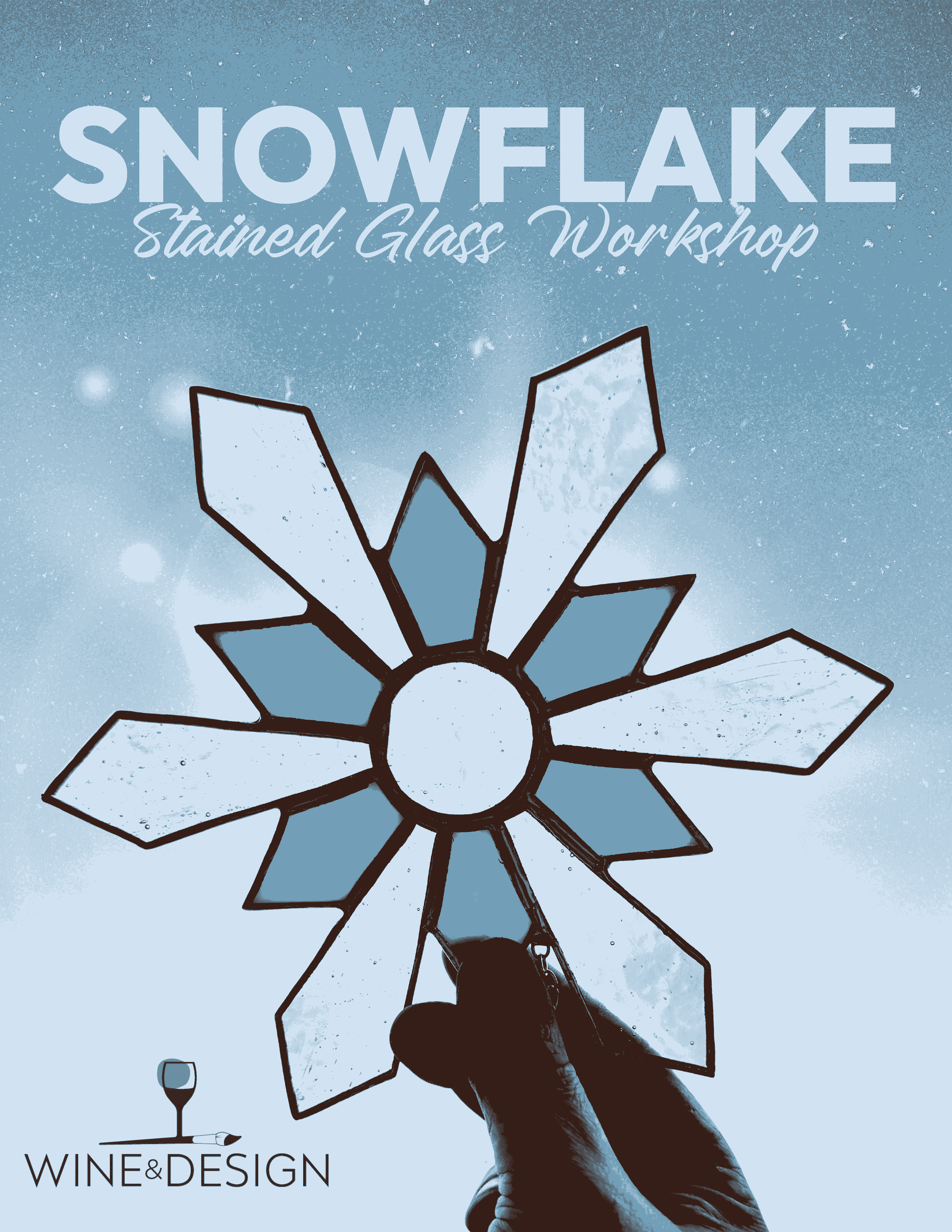 Snowflake Stained Glass