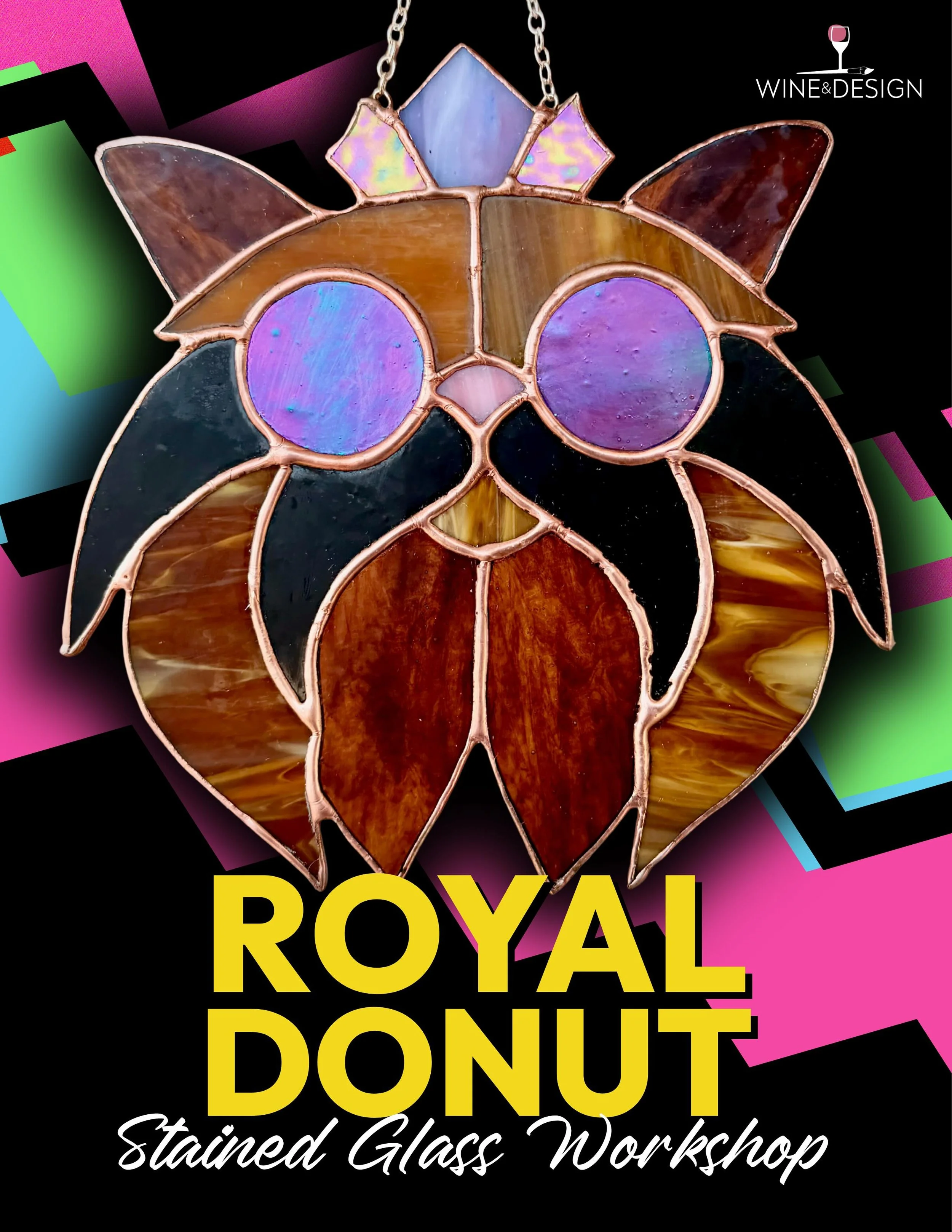 Royal Donut Stained Glass