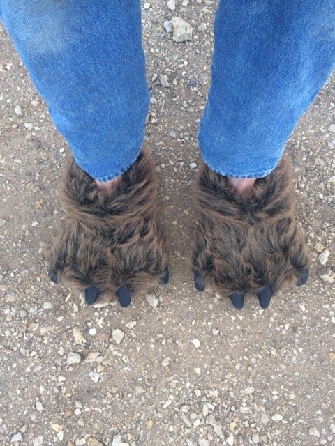 Walking In My "Bare" Feet