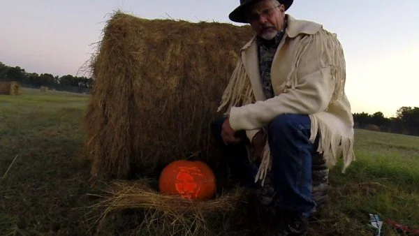 Carving a Pumpkin into a Christian