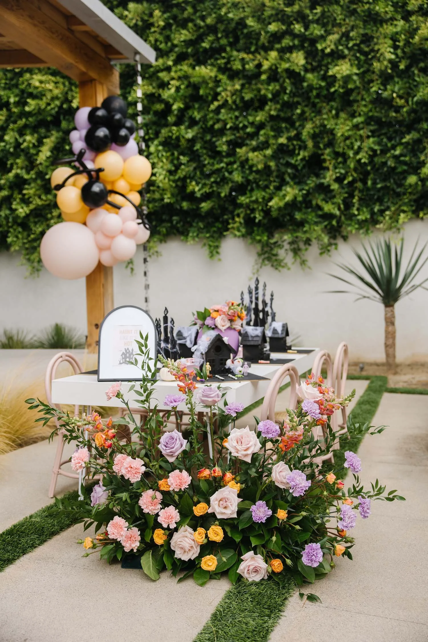 Halloween themed birthday party event celebration in Orange County