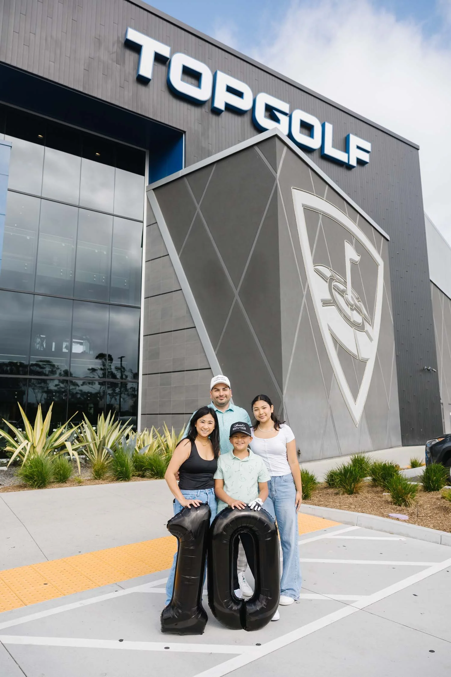 top golf event for 10th birthday party in Los Angeles stampeffect