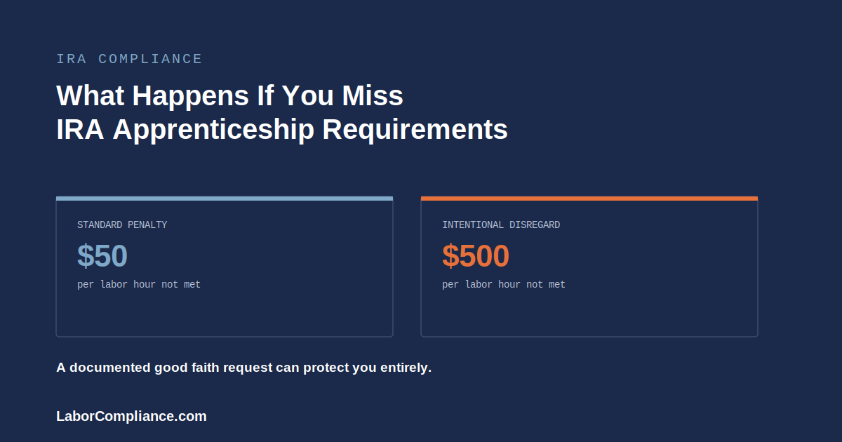 What Happens If You Don't Meet IRA Apprenticeship Requirements