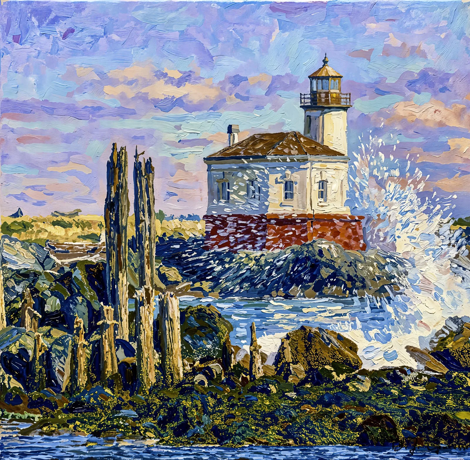 Beacon at the River's Mouth