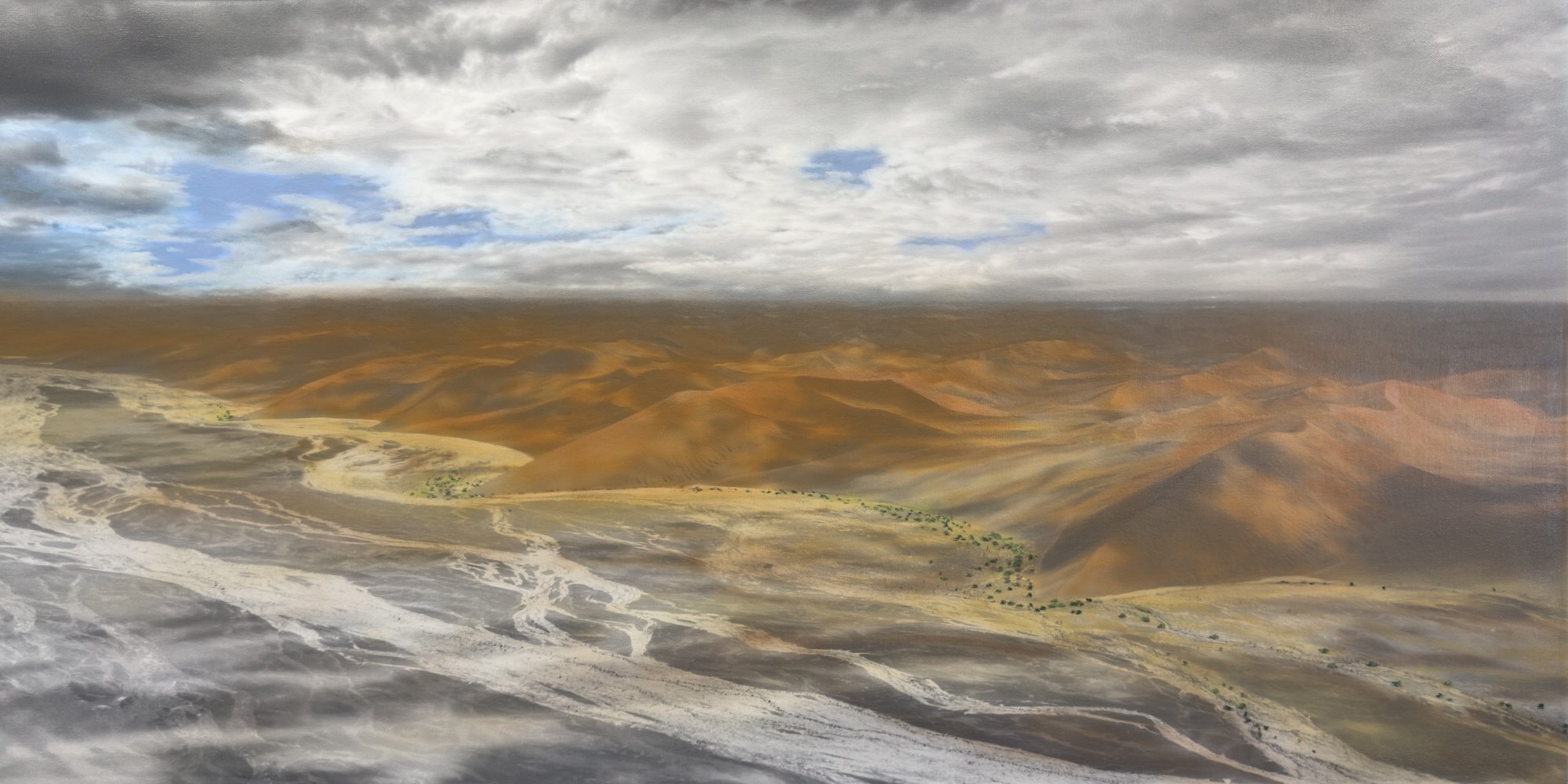 big sky, rolling sand dunes