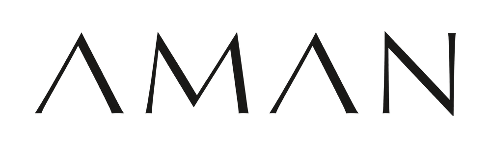 The word 'AMMAN' in stylized black font on a white background.