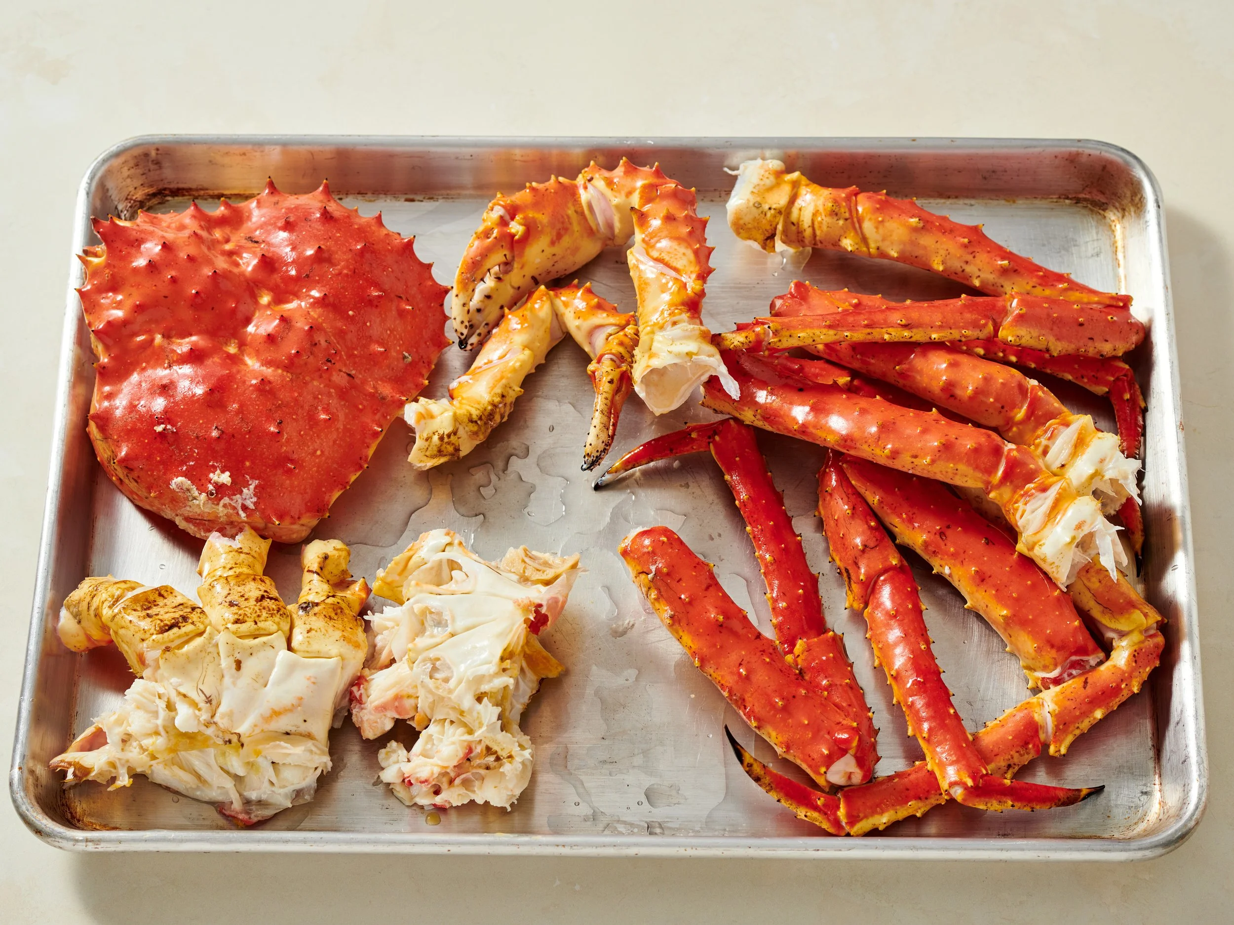 Steamed King Crab