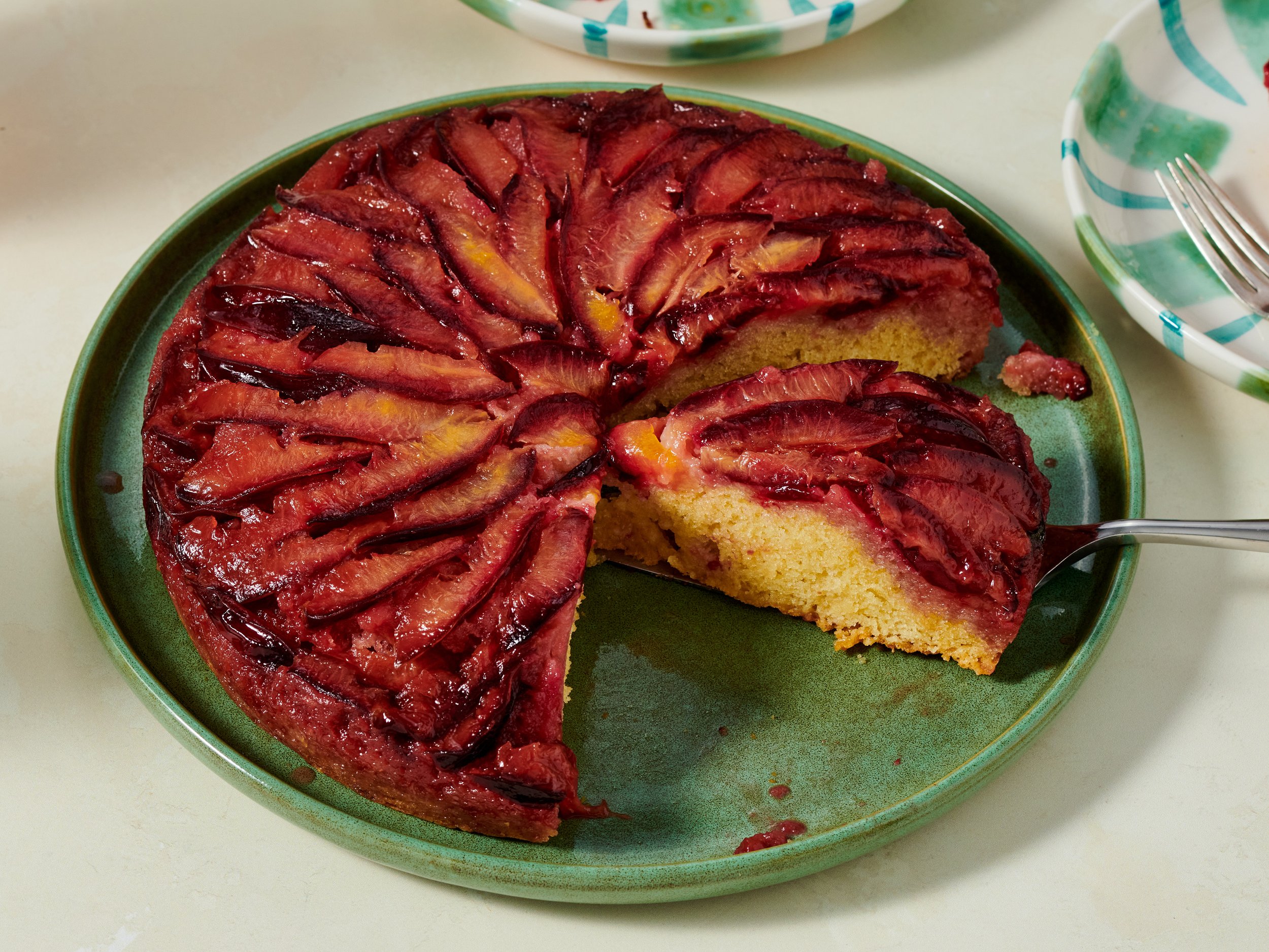 Plum Upside Down Cake