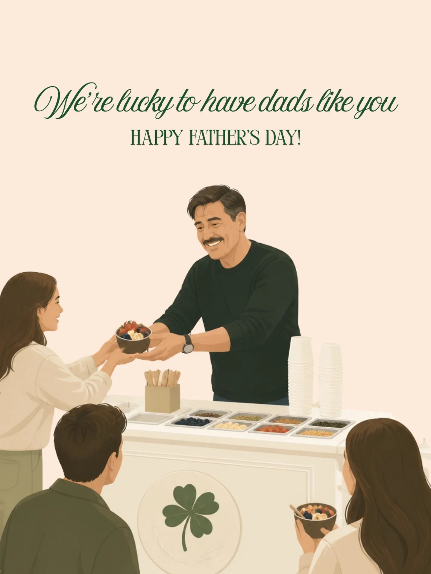 Lucky Bites are for Lucky Dads 💚
Celebrating all the father figures today who make life a little sweeter 🍀 Happy Father&rsquo;s Day!
.
.
.
.
.
.
.
.
.
.
#FathersDay #LuckyBites #FamilyCelebrations #LACatering #EventCatering