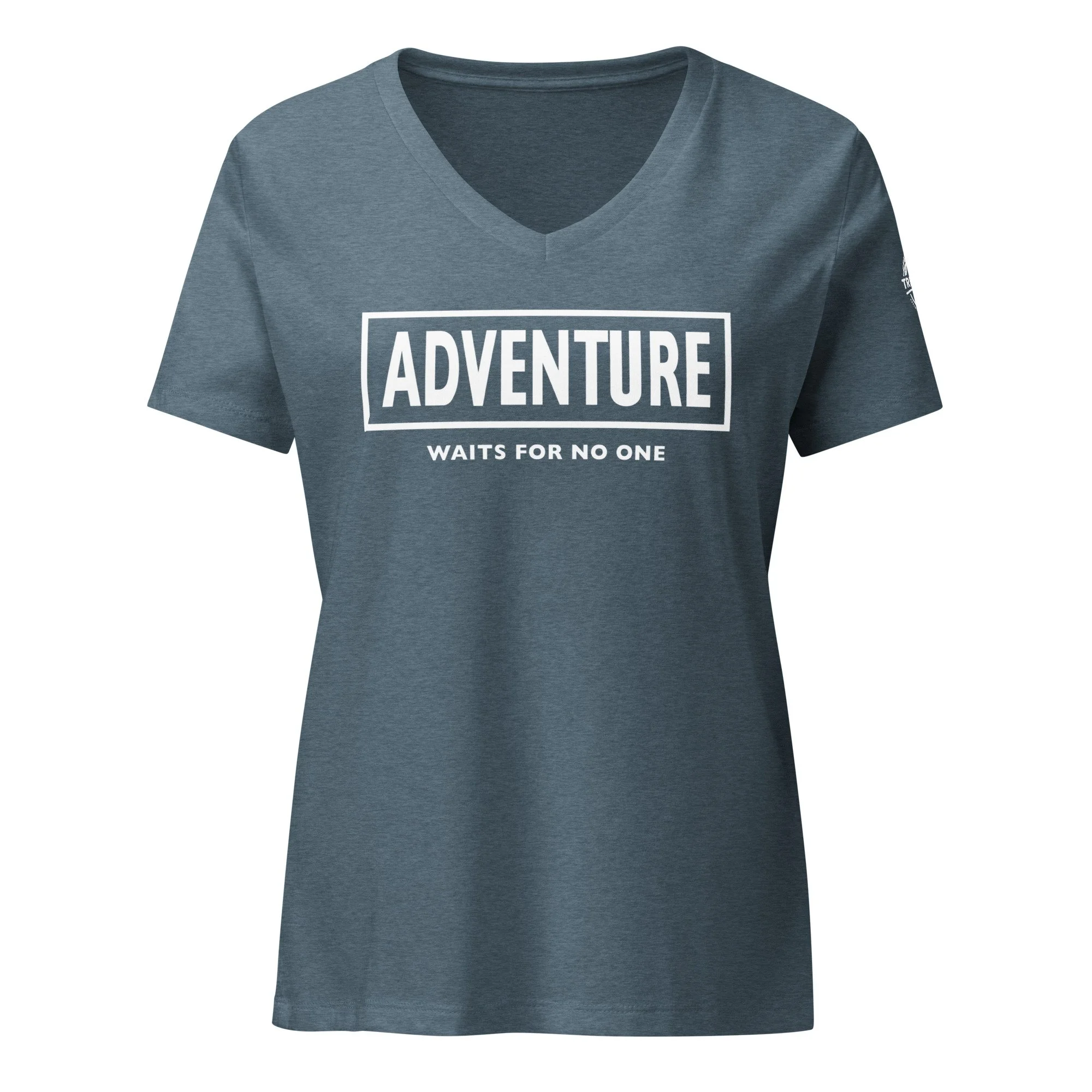 Adventure Waits For No One - V-Neck Women’s T-shirt
