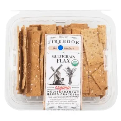 Firehook Organic Multigrain Flax Baked Crackers (8 oz)