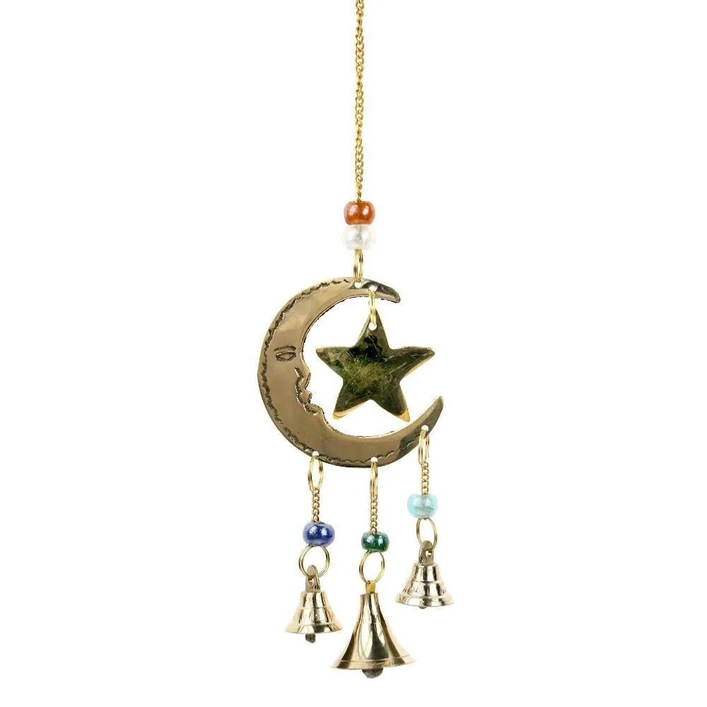 Star moon Brass windchime.webp
