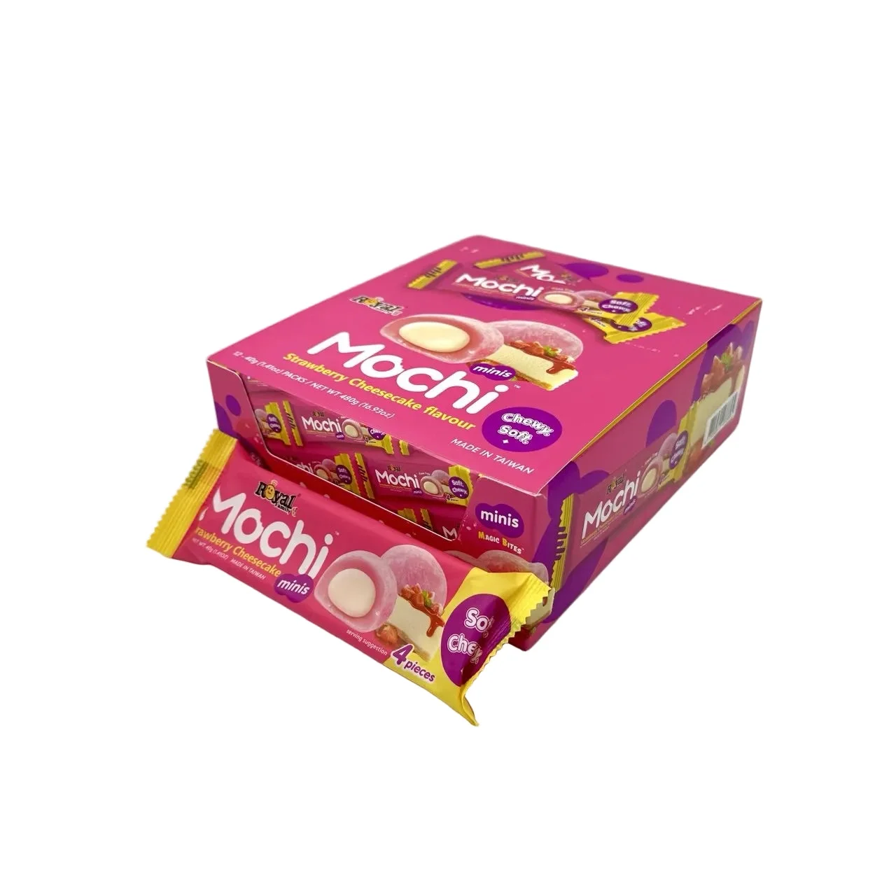 Royal Family Strawberry Cheesecake Mochi Minis (40g)