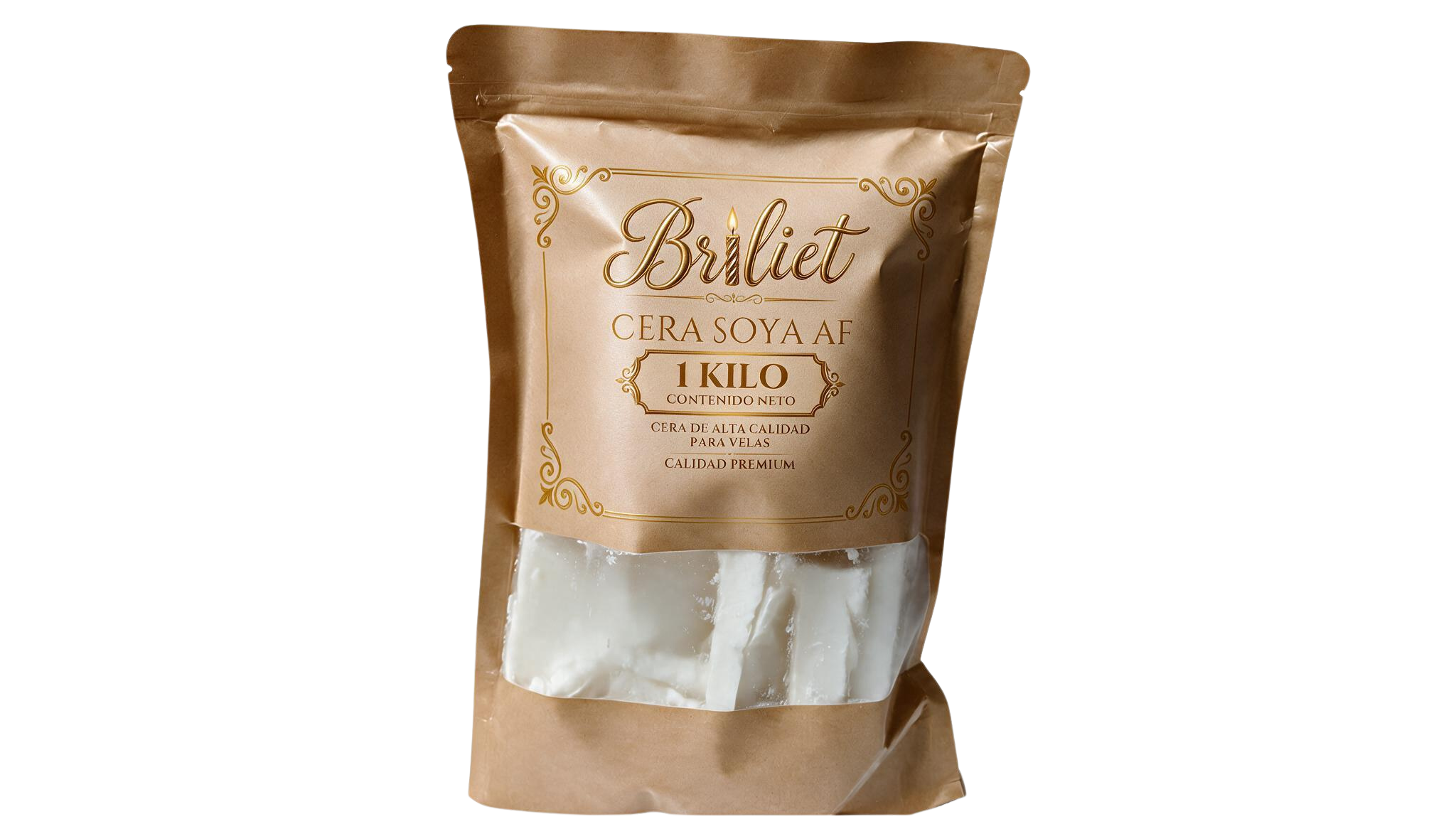 CERA DE SOYA ALTO PUNTO DE FUSIÓN  1KG