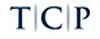 Letters 'T', 'C', and 'P' in black font, each within a white square with a black border, arranged horizontally.