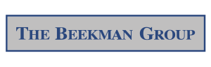 The Beekman Group logo with blue text on a gray background