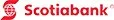 Scotiabank logo with green text and a blue icon on a white background.