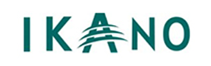 IKANO logo with stylized wave design between the words 'IKANO' in green letters
