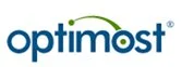 Optimist logo in blue lowercase letters with a registered trademark symbol