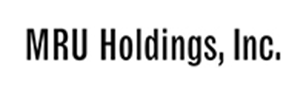 Screenshot of a company name, "MRU Holdings, Inc." in black text on a white background.