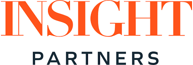 Insight Partners logo with 'INSIGHT' in large orange letters and 'PARTNERS' in smaller black letters underneath