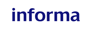 Informa logo with blue text on a white background.