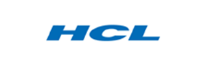 HCL logo in blue text on a white background