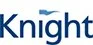 Knight logo with the word 'Knight' in blue text.