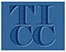 Logo with the letters T, C, and C arranged in a square design with a blue background.