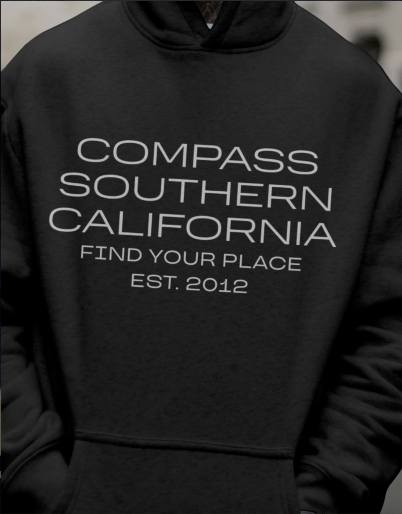 Compass Southern California Unisex Oversized Hoodie