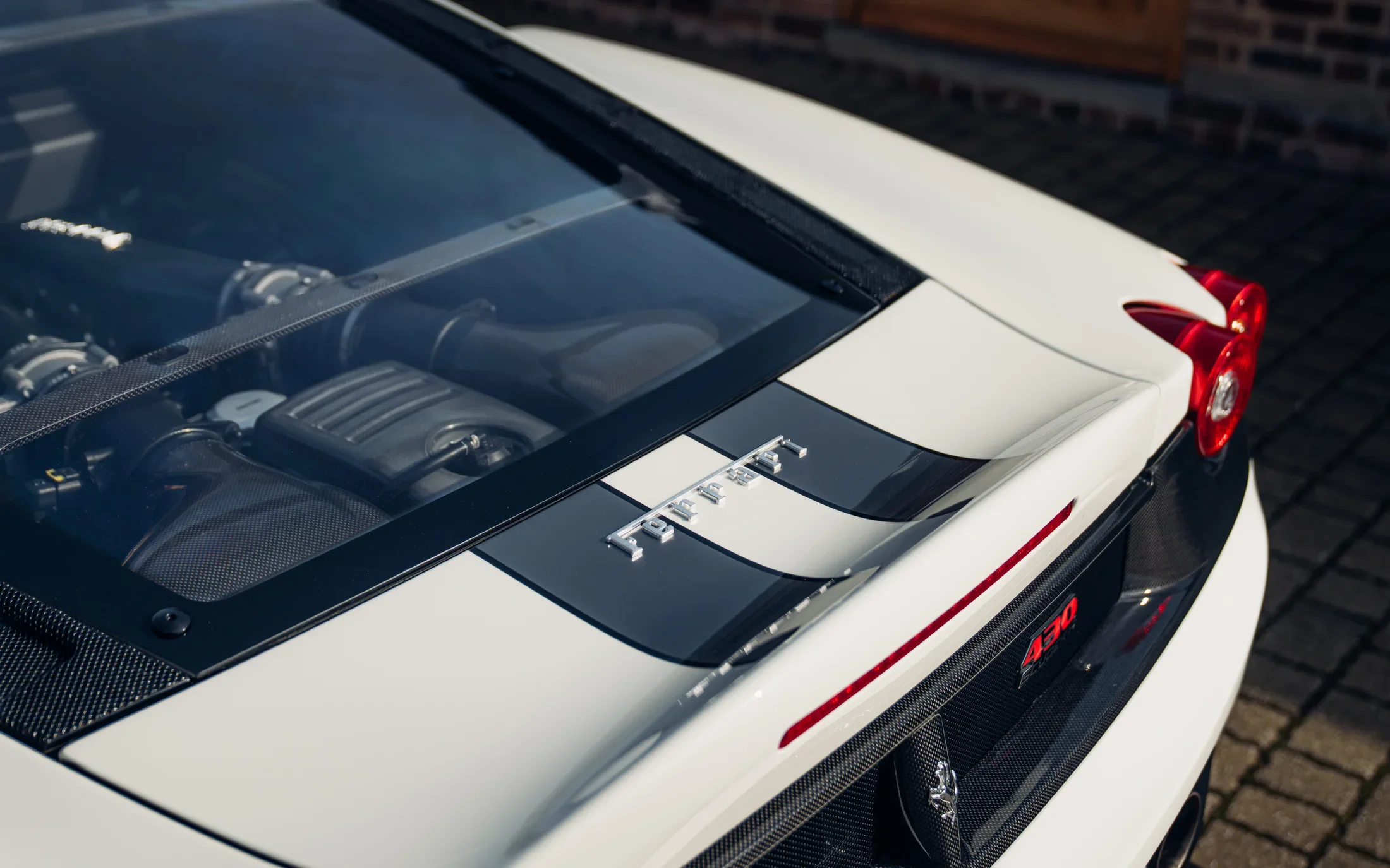 Ferrari 296 Speciale in Argento Nürburgring — Rear engine cover and bodywork — AKC Asset Management.
