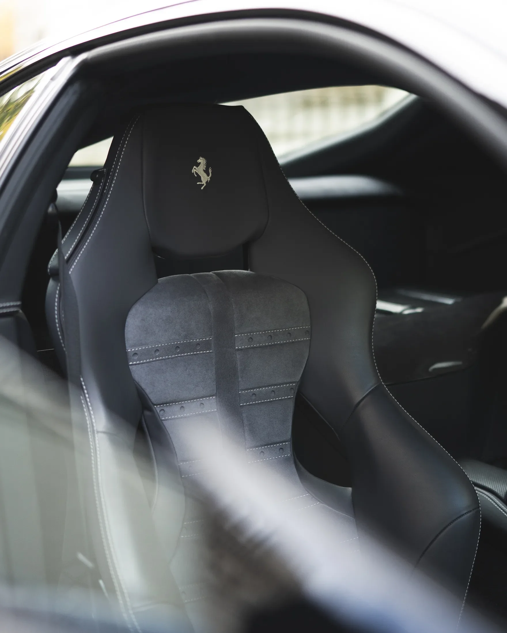 Ferrari 812 Superfast in Blue Pozzi — Sculpted sports seat — AKC Asset Management.