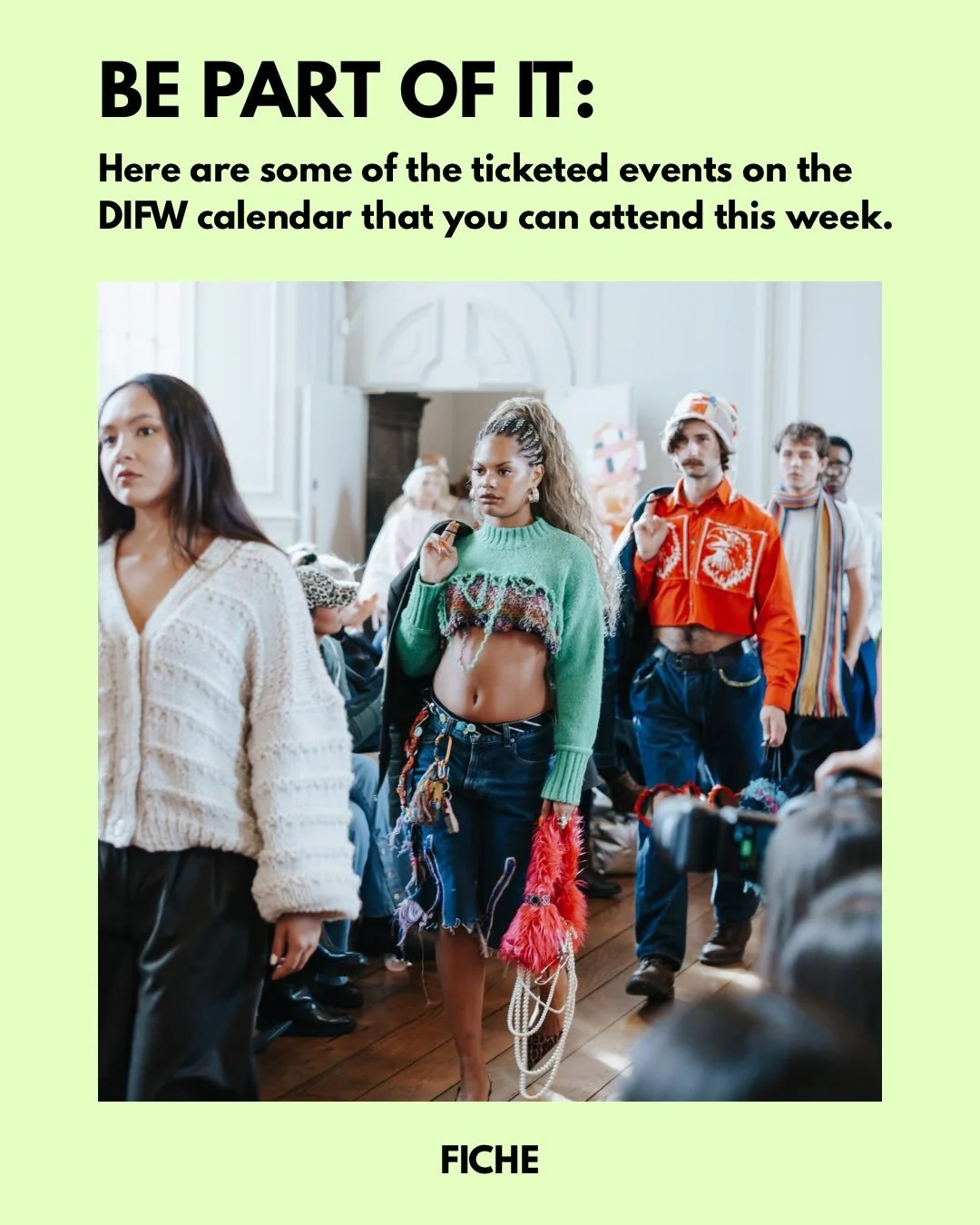 The biggest week for Irish fashion is here. I wrote a piece this morning about how great it is to have so many fashion events open to the public in Dublin, so I thought I&rsquo;d share some of the incredible ticketed events you can enjoy at @dublin_i
