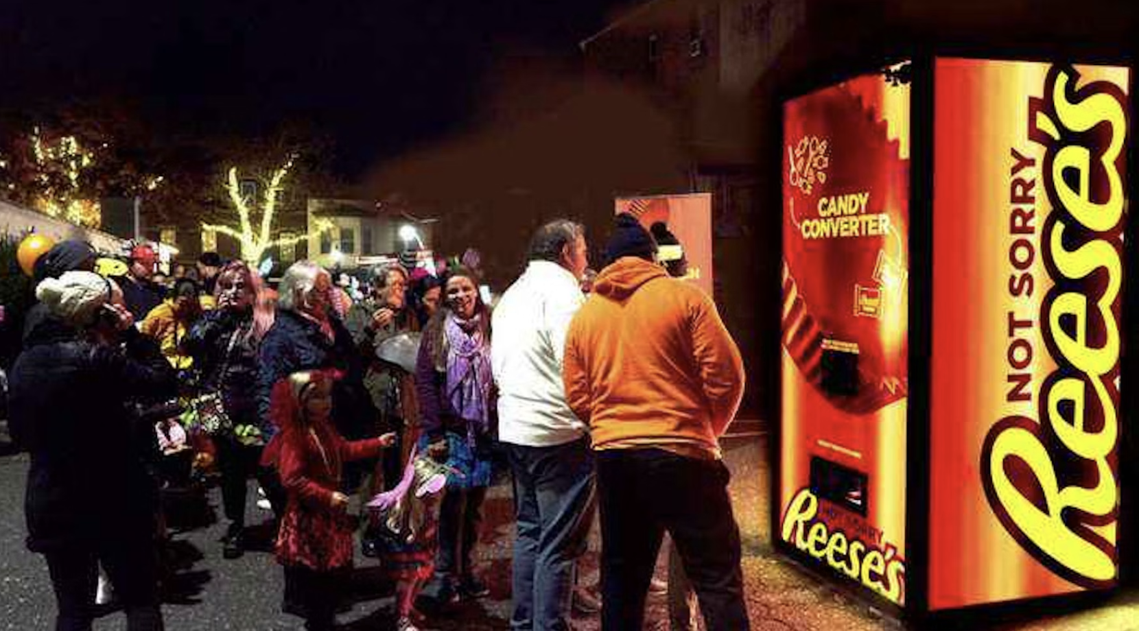 Reese's candy converter takes your unwanted candy and replaces it with the good stuff.