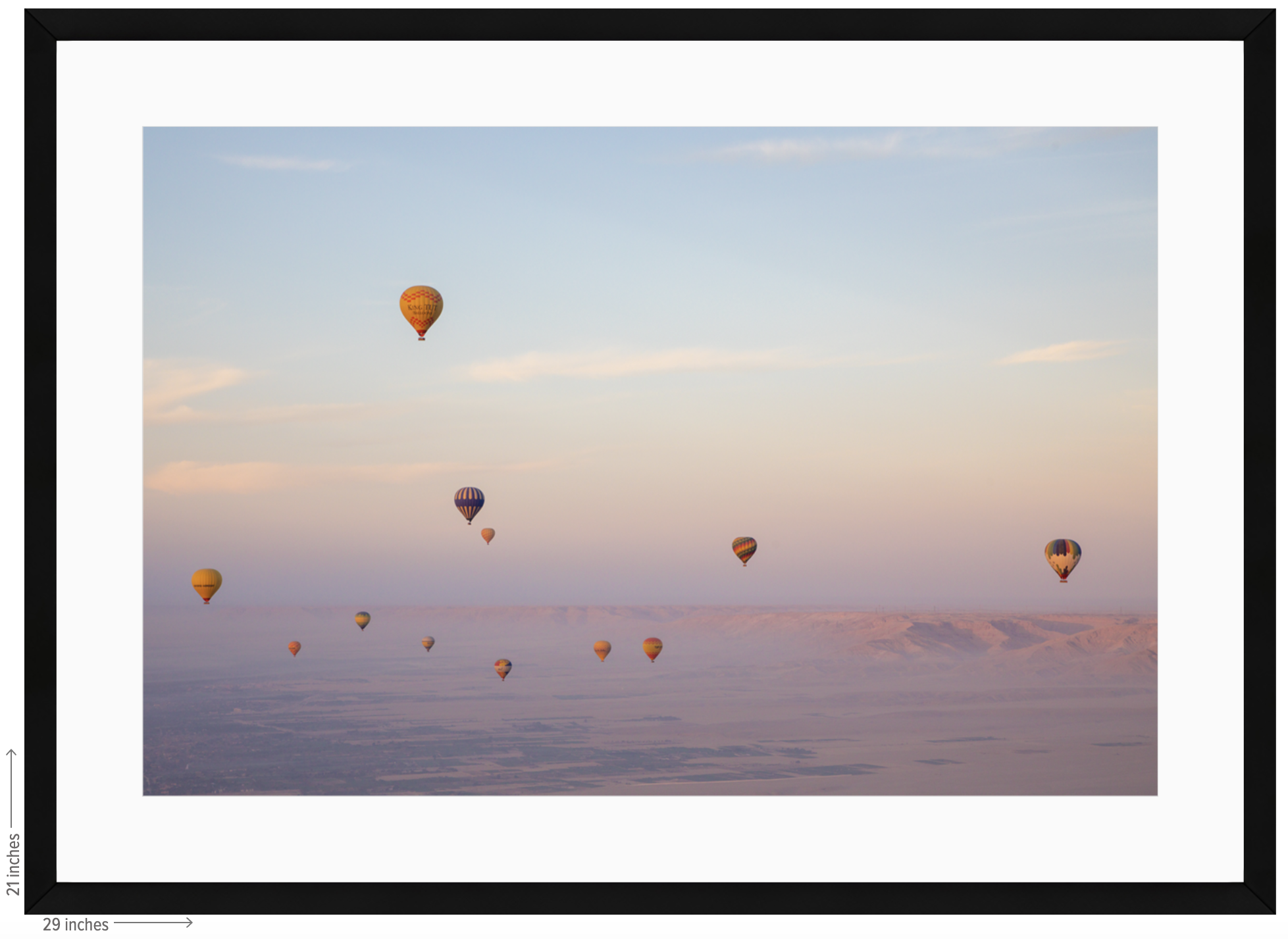 hot air balloon black frame with mat.png