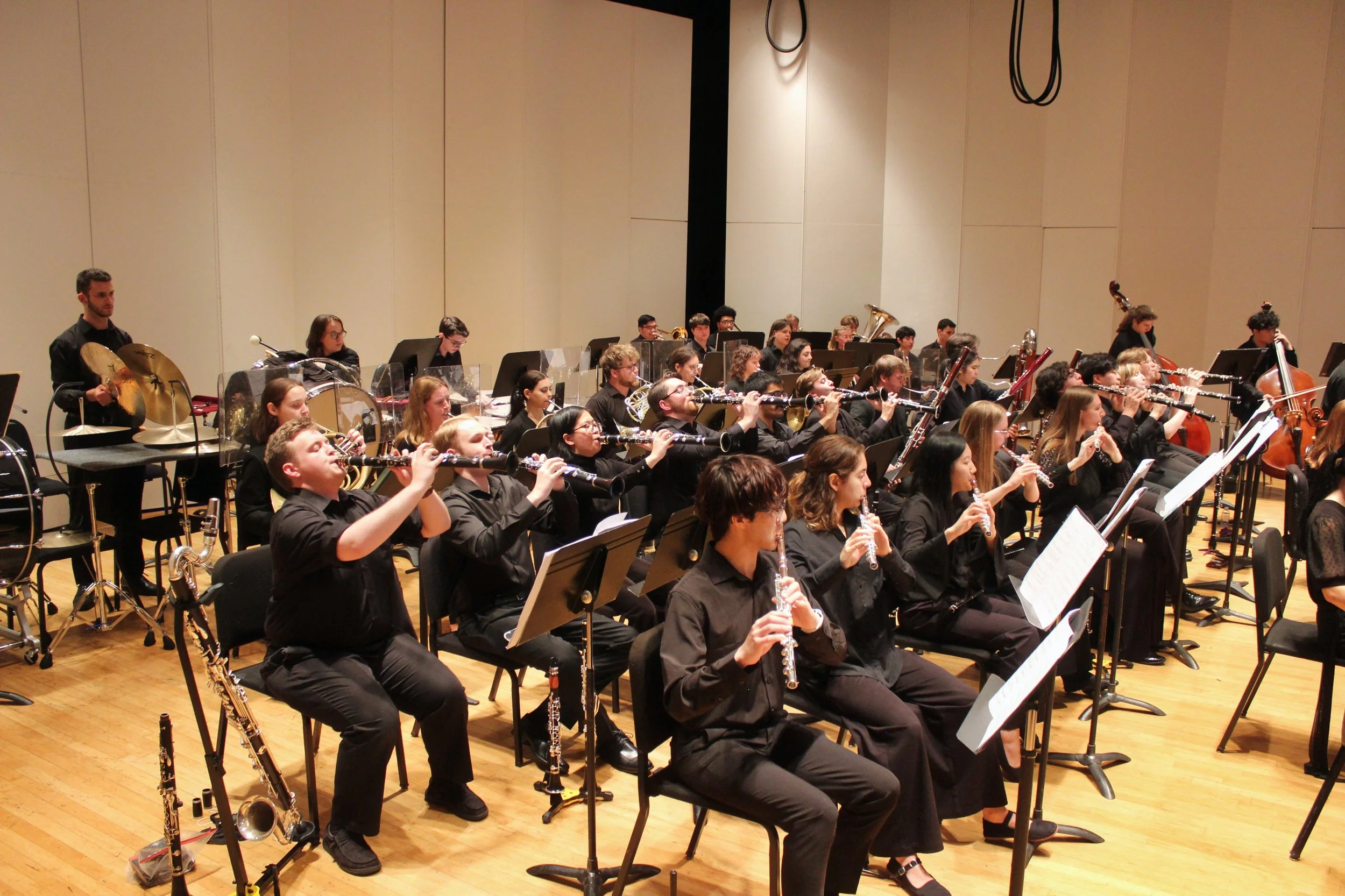 Young musicians as a part of the Young Artist Orchestra at the Eastern Festival of Music.